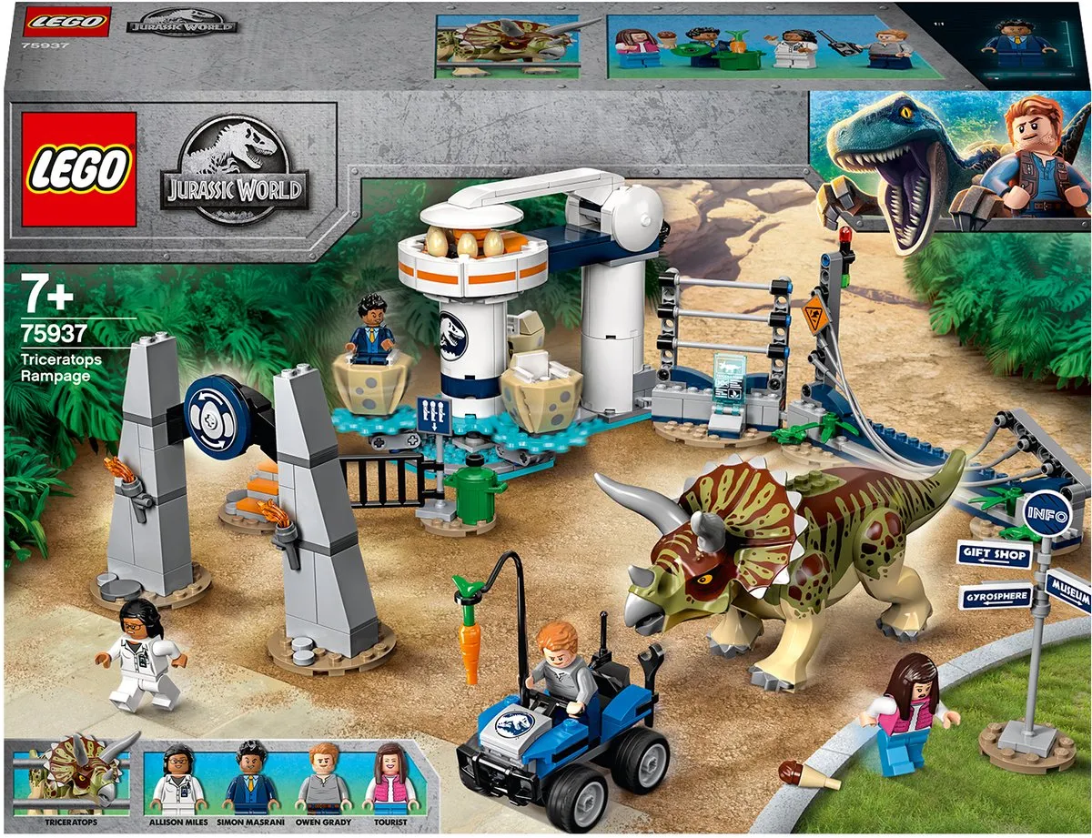 LEGO Jurassic World Triceratopschaos 75937