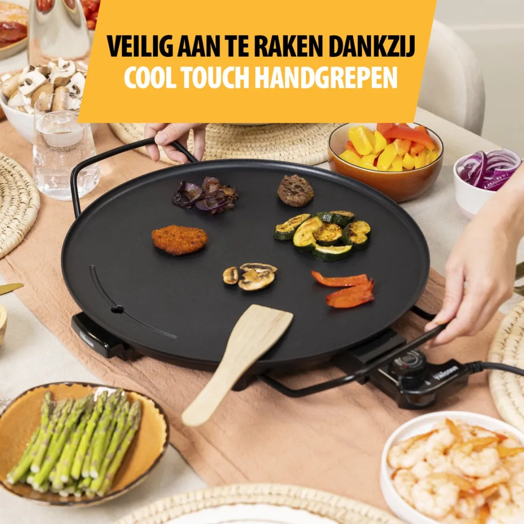 Tristar BP-2787 Cirkelgrill 2000W - Ø40cm - 6 Personen - Zwart