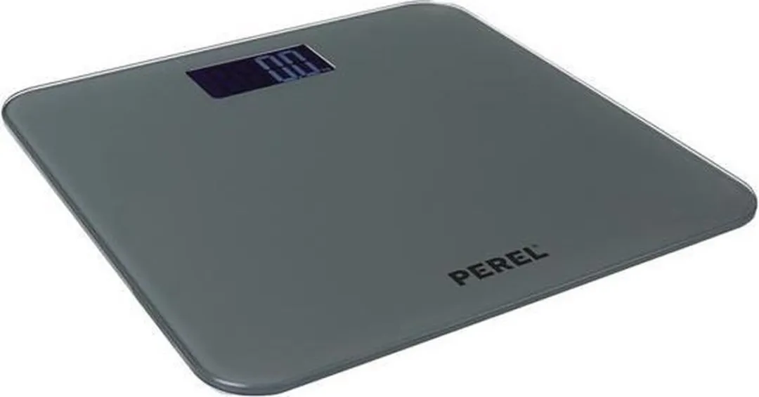 Perel Personenweegschaal VTBAL204 - 180kg - Grijs