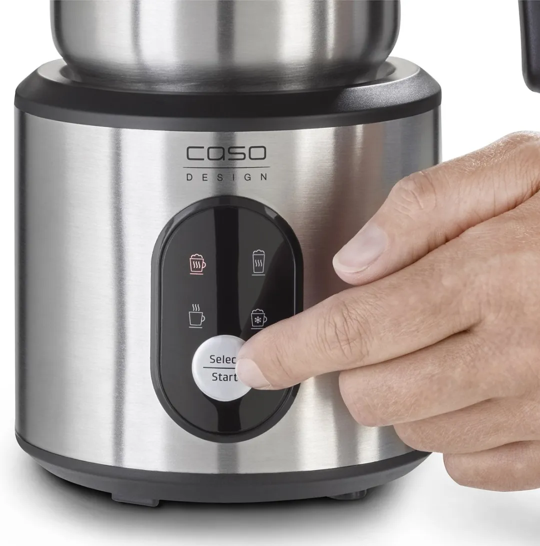 Caso Crema & Choco Inox Melkopschuimer 500W - 350ml - 4 standen