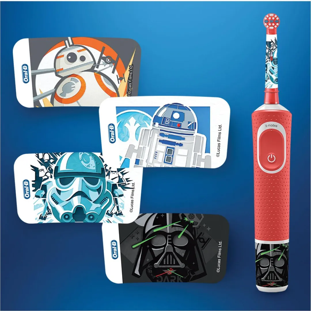 Oral-B Kids Star Wars Oplaadbare Tandenborstel - Rood