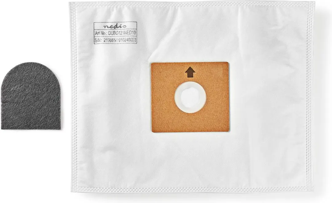 Nedis Stofzuigerzak - 10 Stuks - Synthetisch - Meest verkocht voor: Nedis VCBG300-Series - Wit