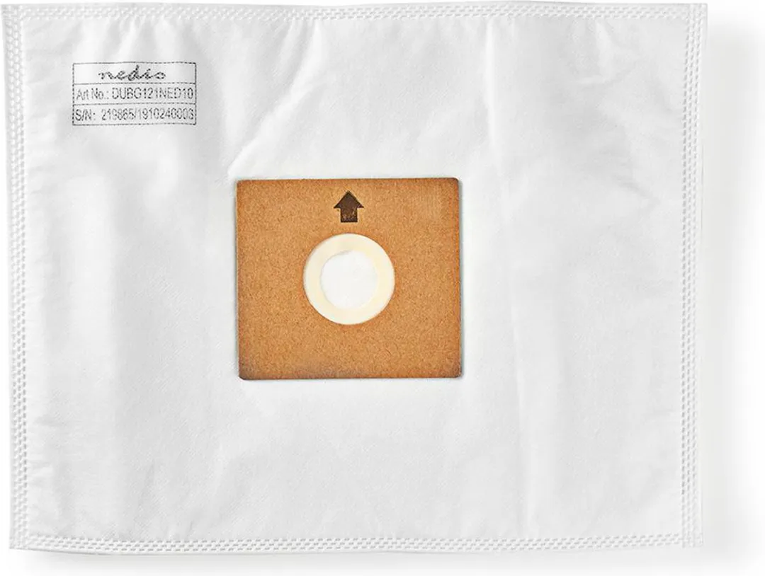 Nedis Stofzuigerzak - 10 Stuks - Synthetisch - Meest verkocht voor: Nedis VCBG300-Series - Wit