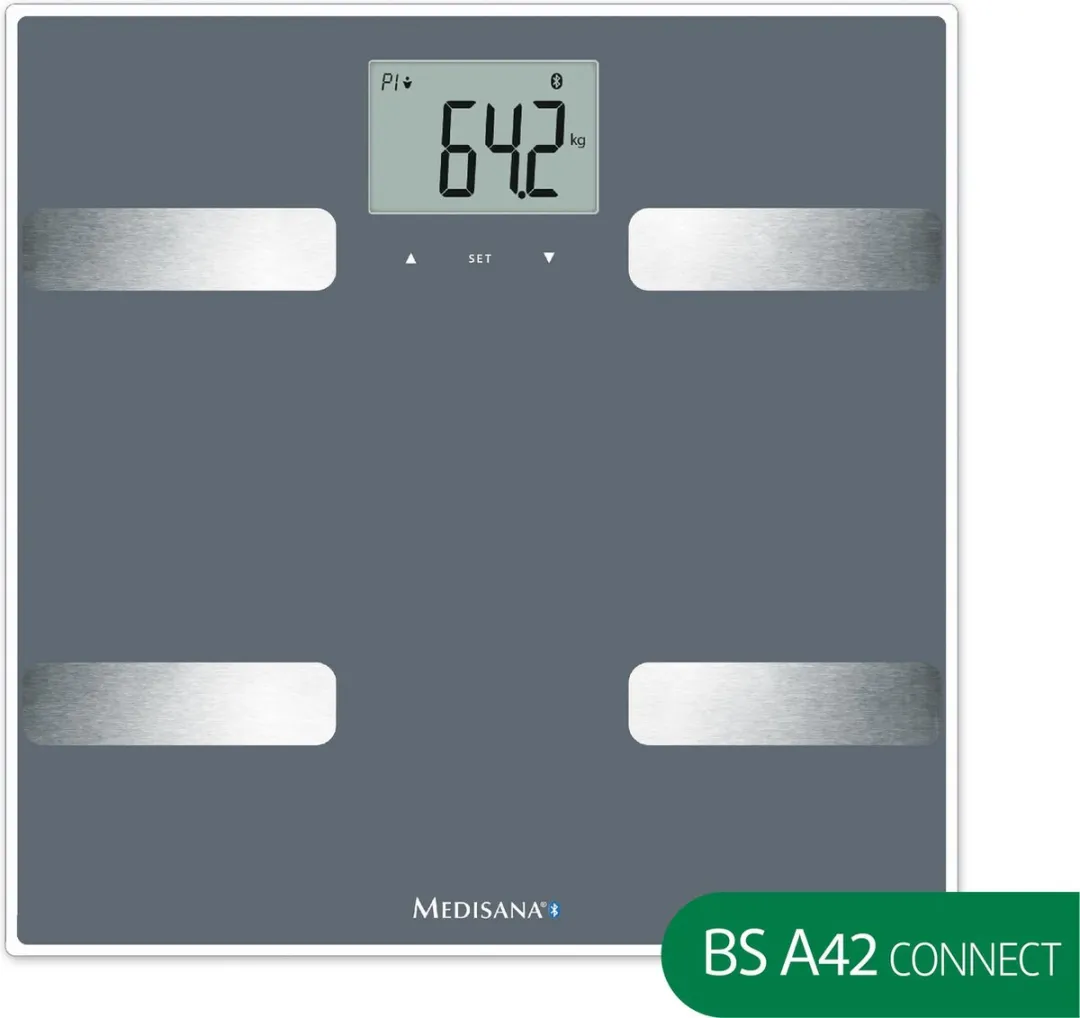Medisana BS A42 Connect Lichaamsanalyseweegschaal - Grijs
