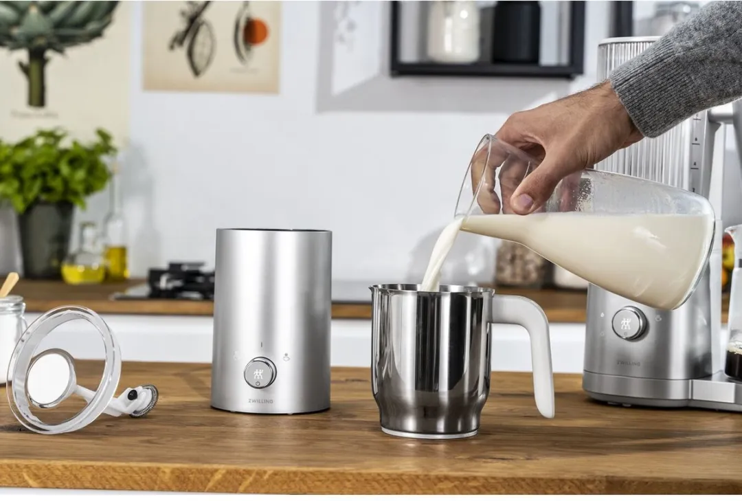 Zwilling Enfinigy Automatisch Melkopschuimer 600W - Zilver