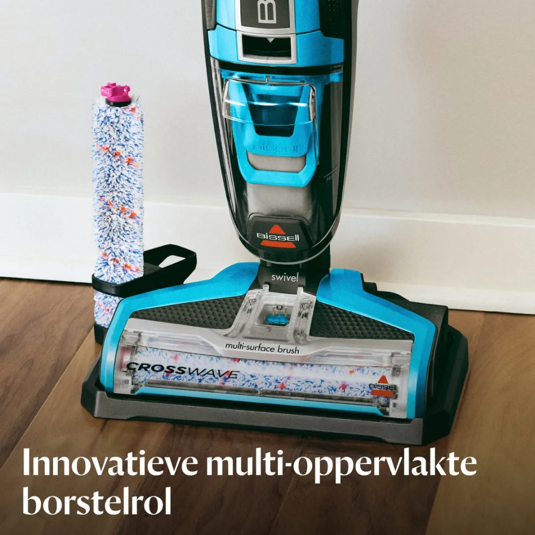 BISSELL CrossWave 17132 Stofzuiger/Dweil - 560W - Blauw/Zwart - afbeelding 6 van 6