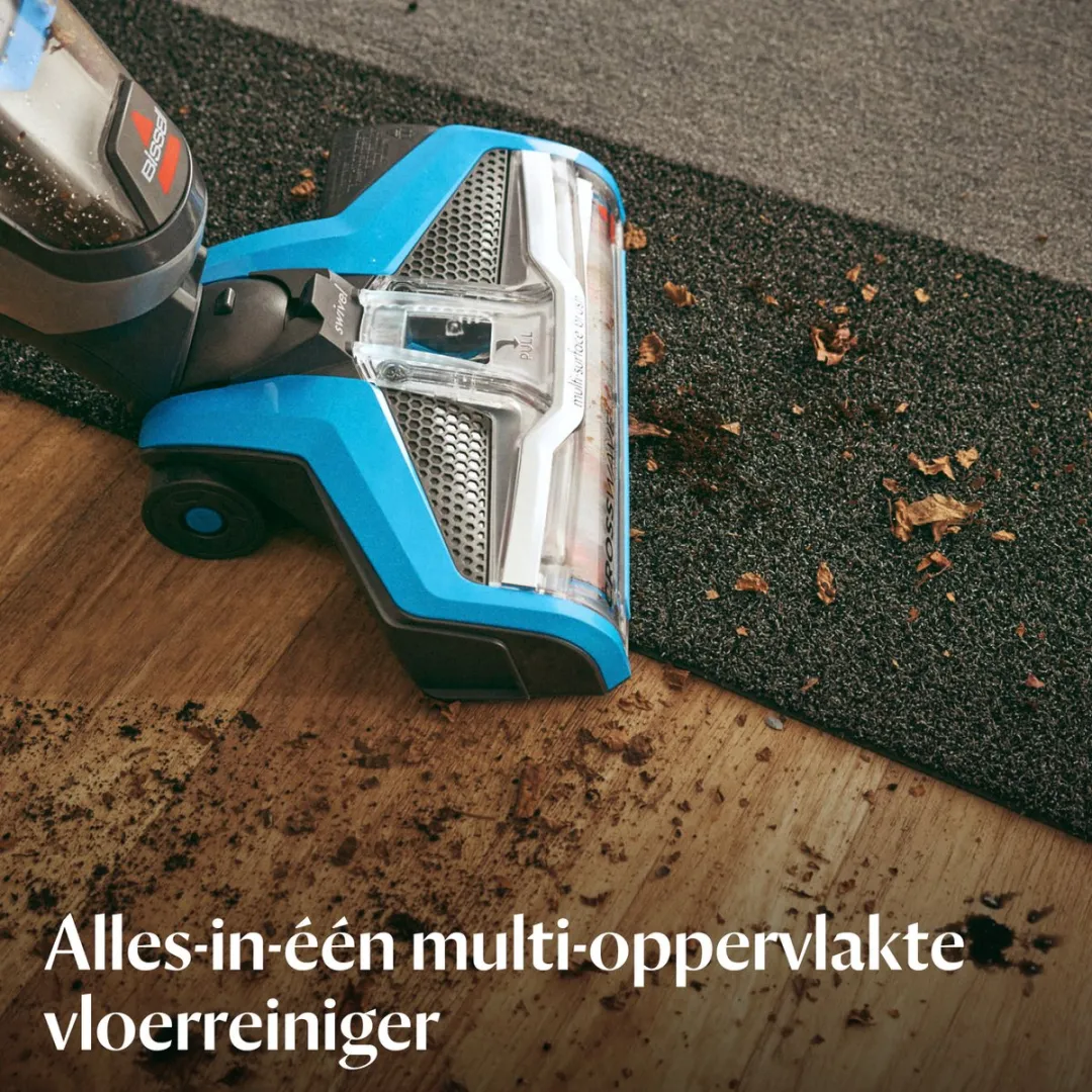 BISSELL CrossWave 17132 Stofzuiger/Dweil - 560W - Blauw/Zwart