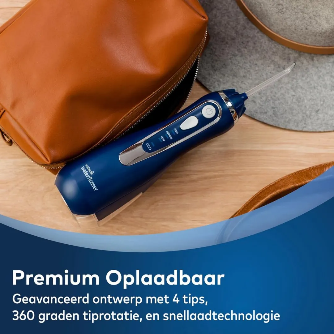 Waterpik Advance WP-583 Draadloze Waterflosser - Blauw
