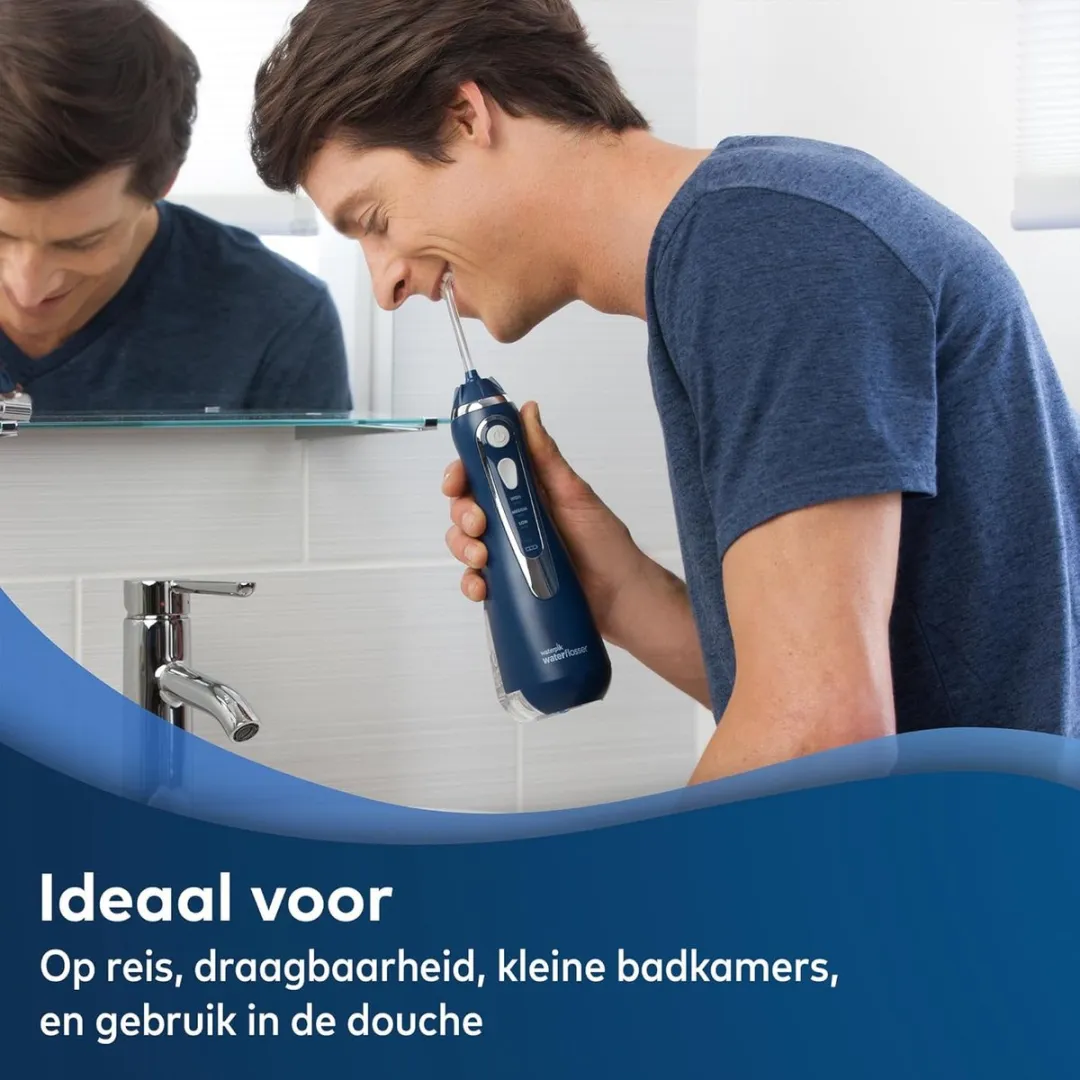 Waterpik Advance WP-583 Draadloze Waterflosser - Blauw - afbeelding 6 van 6