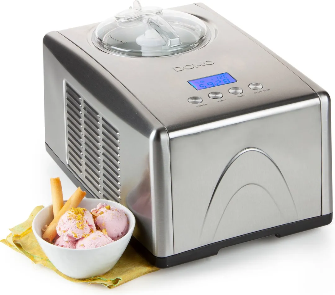 Domo DO9066I IJsmachine 1,5L - 3 Programma's - 180W - RVS