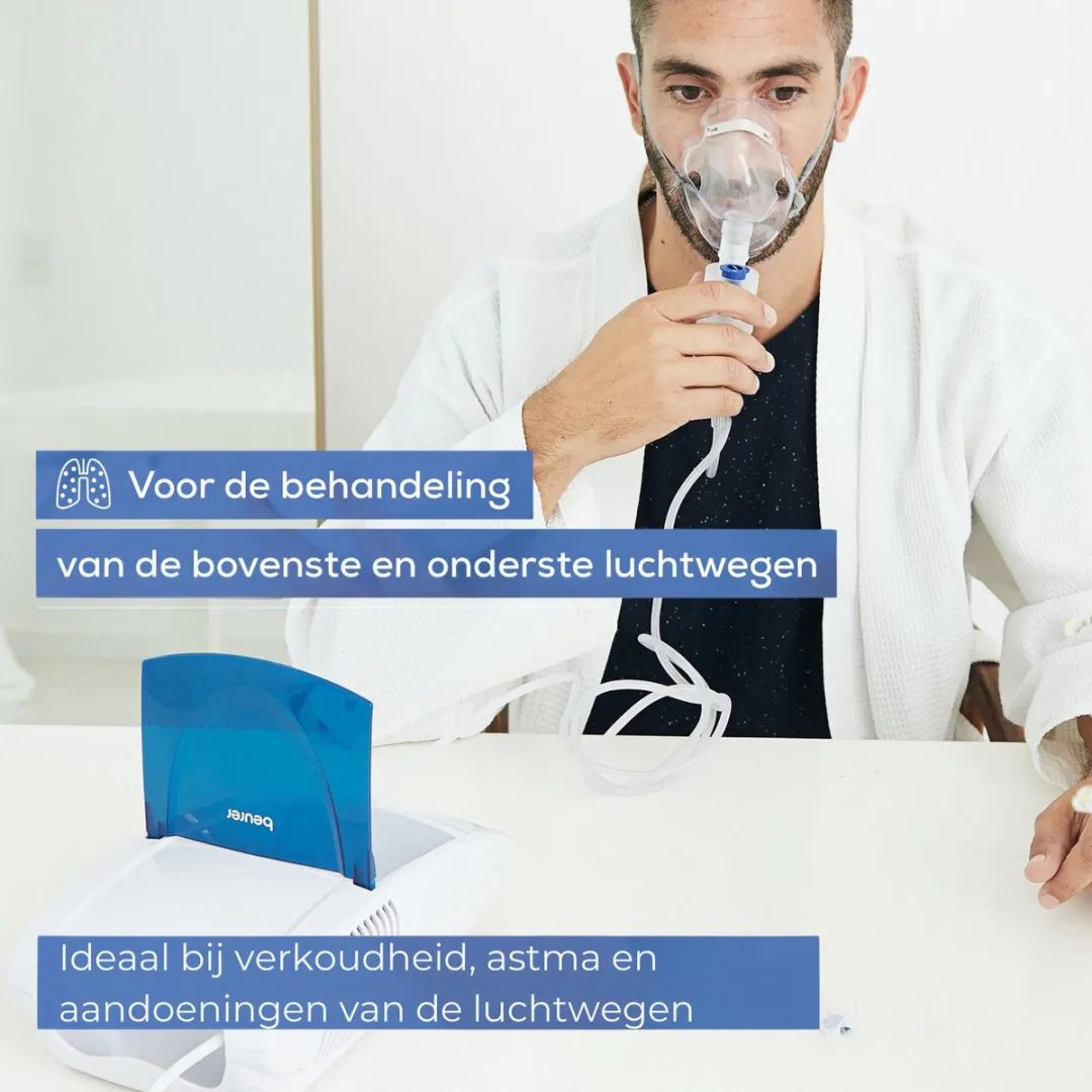Beurer IH 21 Vernevelaar - Perslucht - 0.3ml - Incl. set