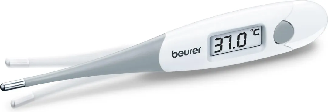 Beurer FT 15 Digitaal Koortsthermometer - Flexibele Tip - Waterproof - Wit
