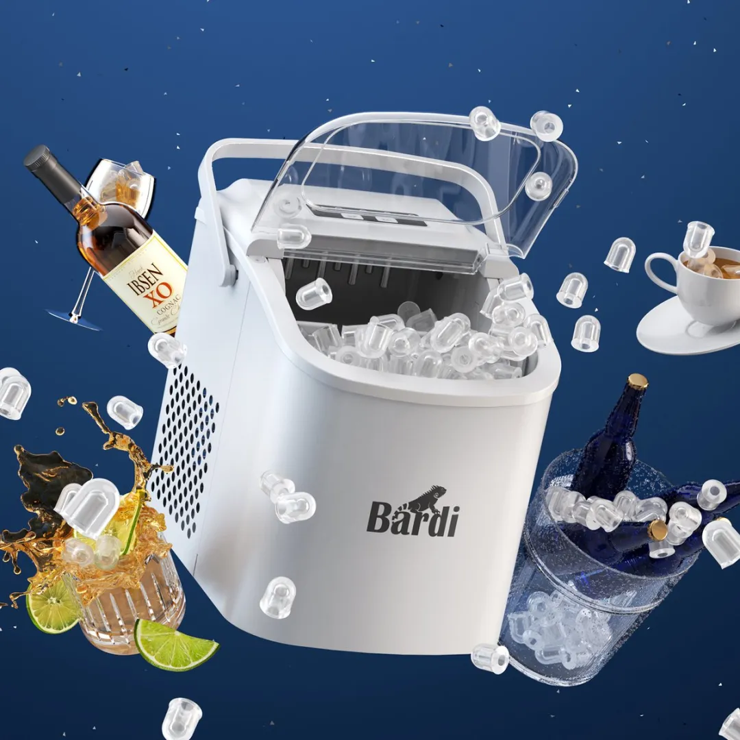 Bardi Deluxe IJsblokjesmachine 1200ml - Wit