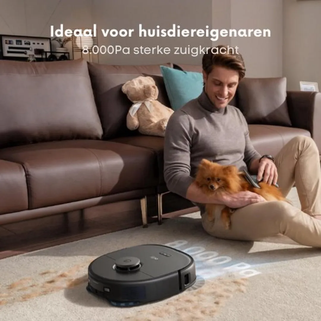 Eufy X10 Pro Omni Robotstofzuiger - Zwart - T2351G11