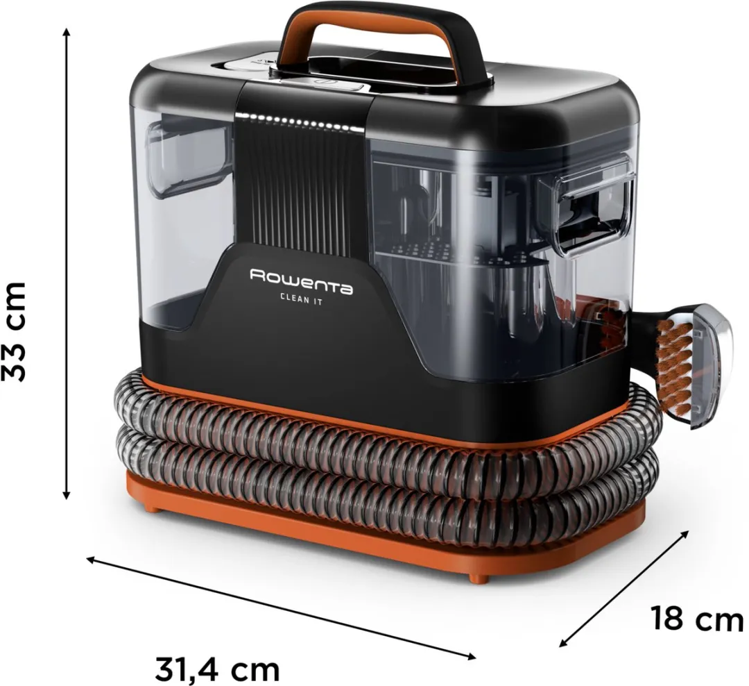Rowenta Clean It IN5011F0 Vlekkenreiniger - 400W - 2 Reservoirs - 1.8L