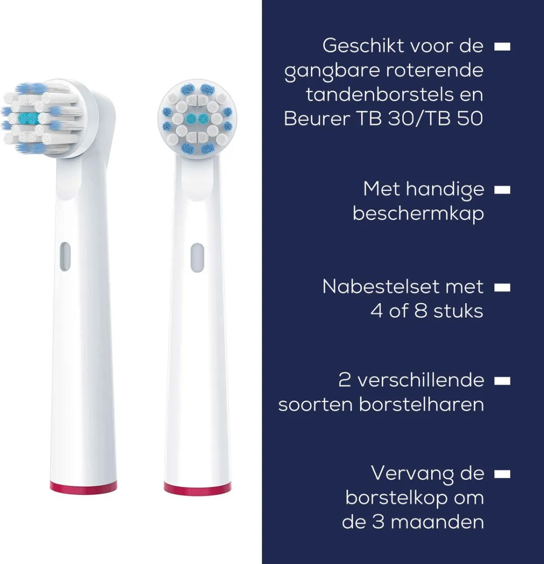 Beurer Sensitive Opzetborstels 4 Stuks - TB 15/TB 30/TB 50 - afbeelding 6 van 6