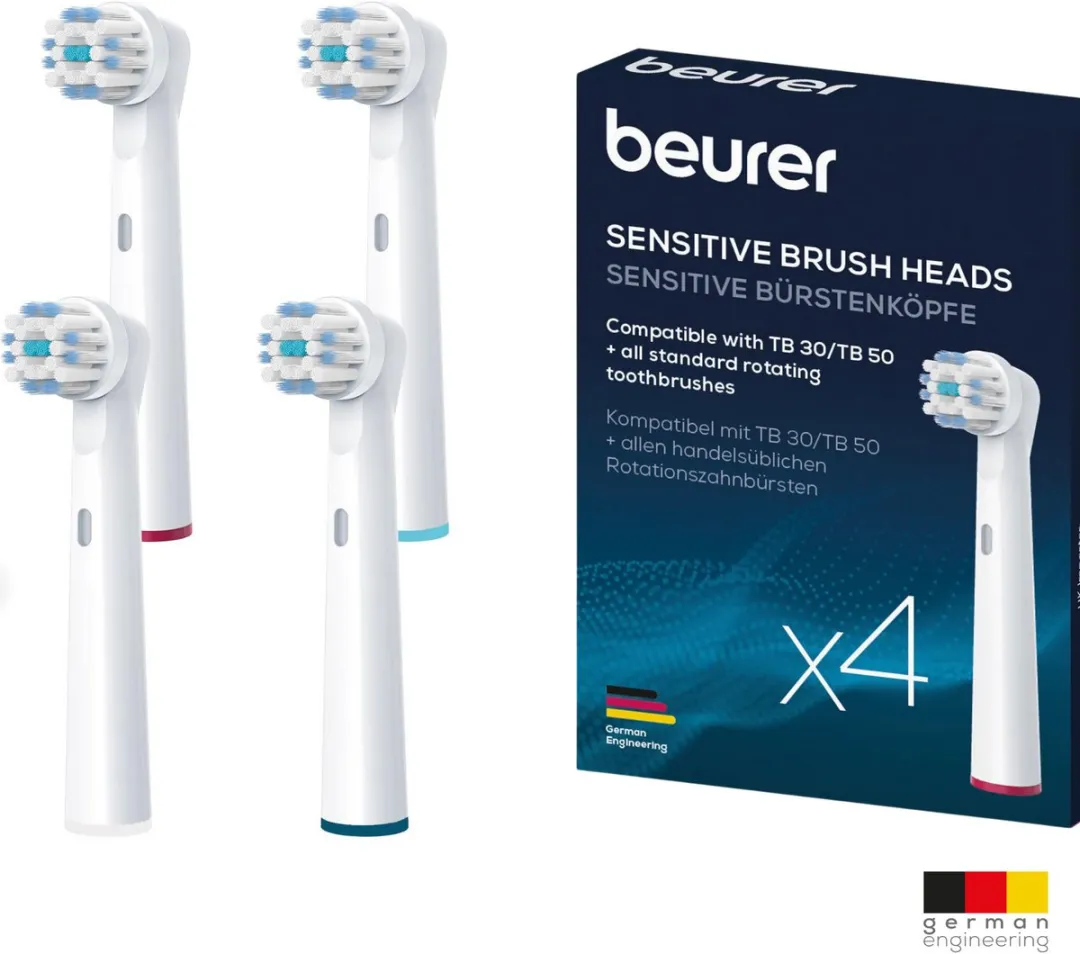 Beurer Sensitive Opzetborstels 4 Stuks