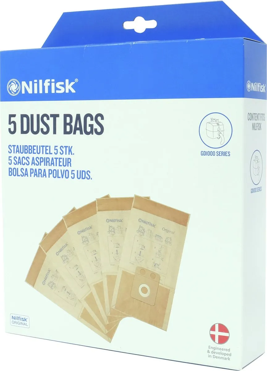 Nilfisk Cilinder Stofzuigerzakken NIL0013