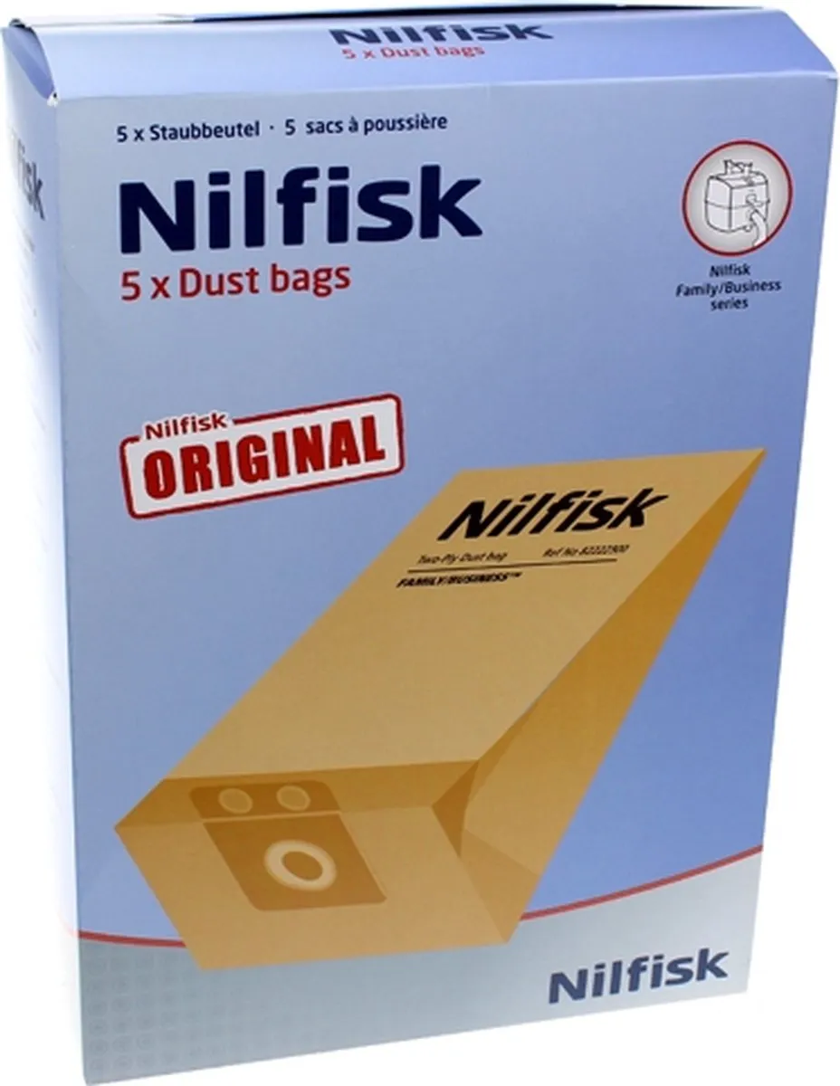 Nilfisk Cilinder Stofzuigerzakken NIL0013 - 1 Stuk - afbeelding 6 van 6