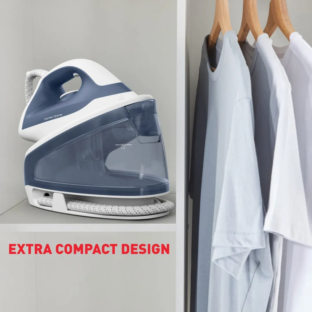 Tefal Express Optimal SV4110 Stoomgenerator - Blauw/Wit