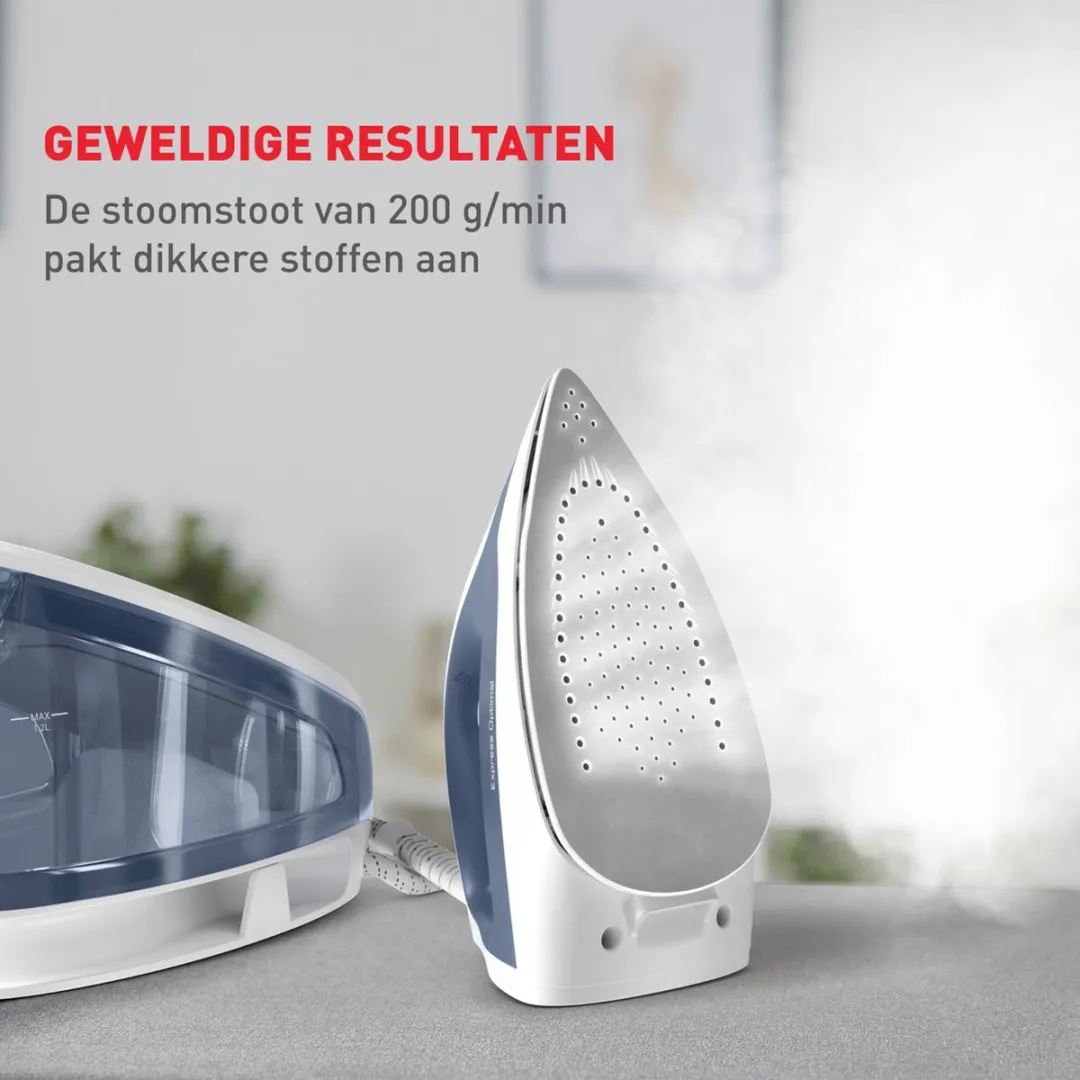 Tefal Express Optimal SV4110 Stoomgenerator - Blauw/Wit
