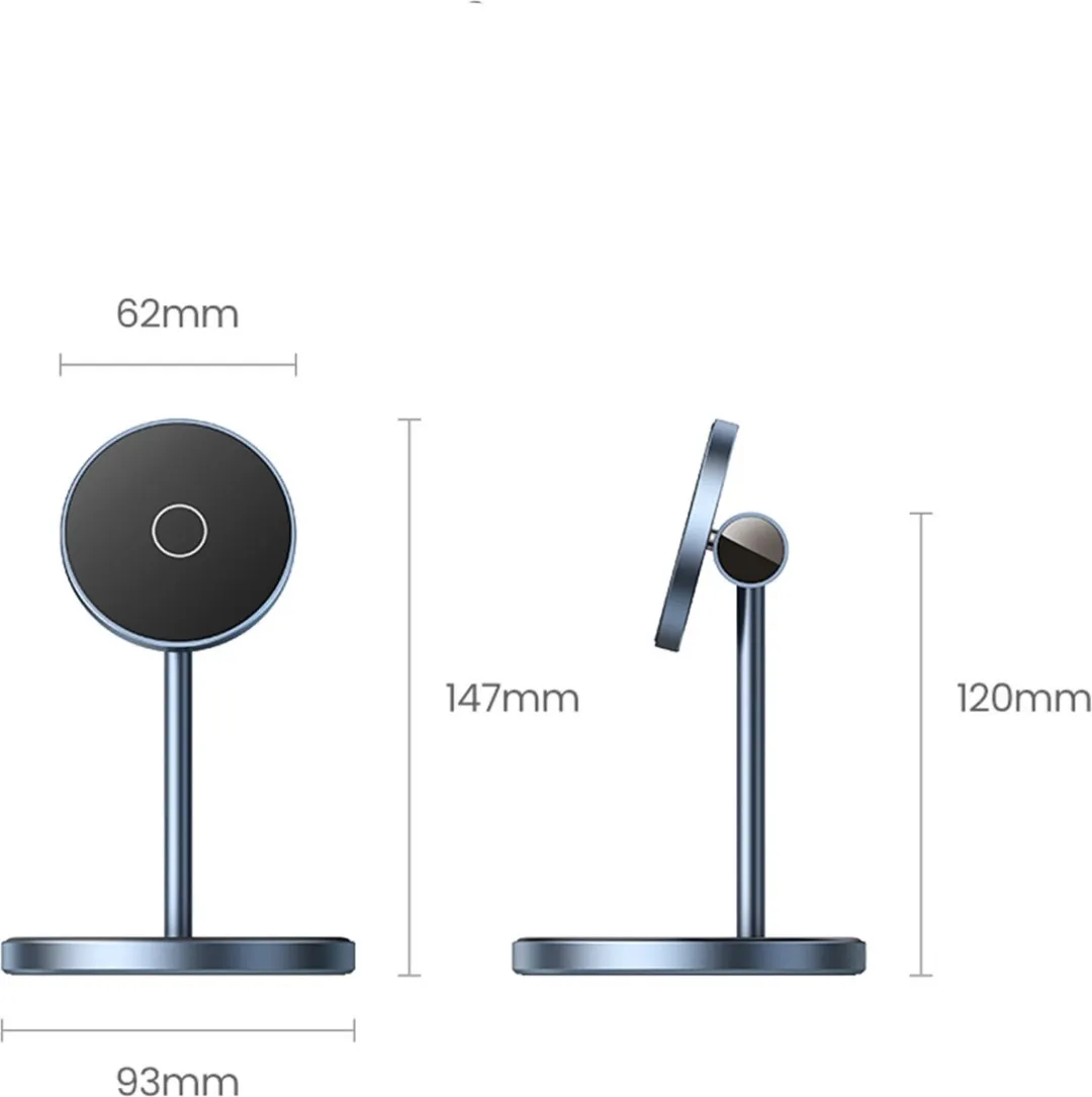 Ugreen CD317 MagSafe/Qi 2-in-1 Laadstation - Zwart