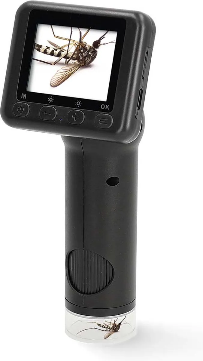Nedis MCAM2424BK Microscoopcamera 48MP - 8x Zoom - 2" Scherm - Zwart
