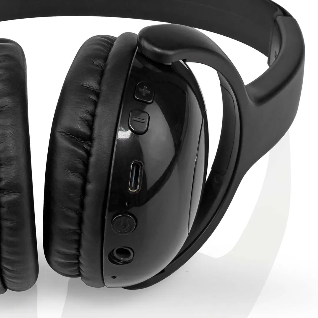 Nedis HPBT4000BK Draadloze On-Ear Koptelefoon - Zwart