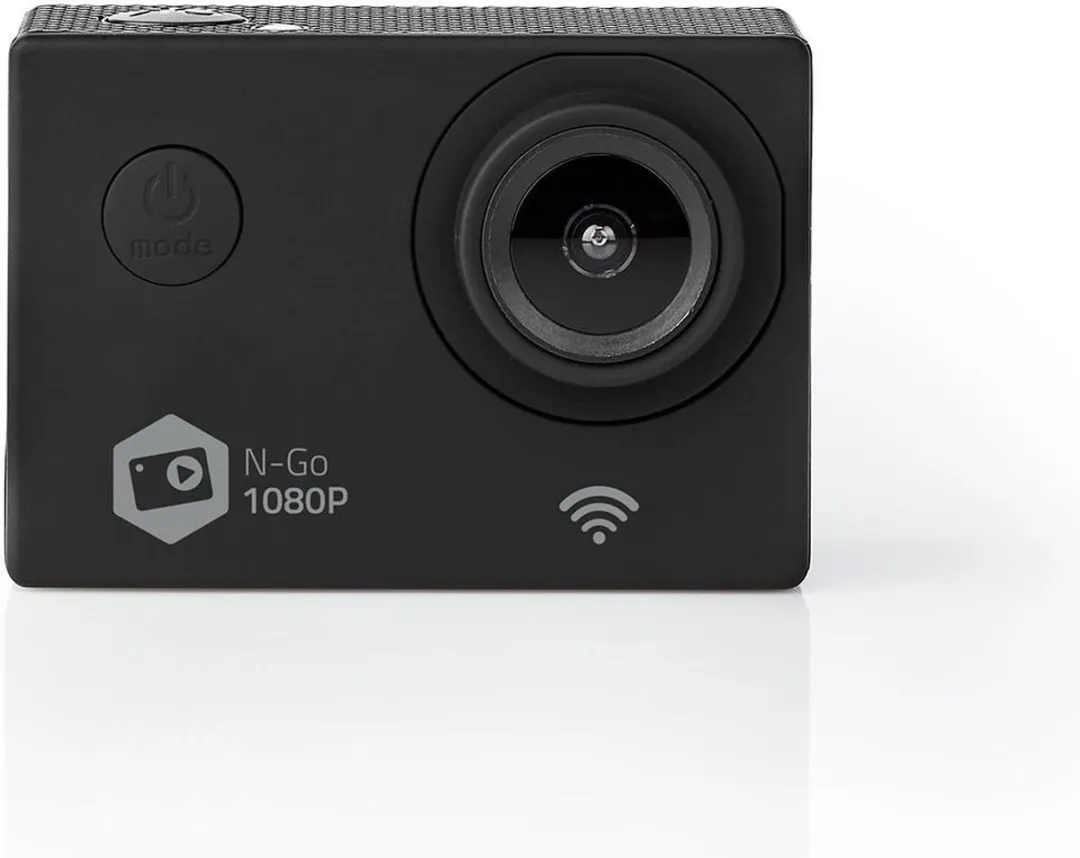 Nedis ACAM21BK Action Camera 12MP - 1080p30 - Waterdicht - Zwart