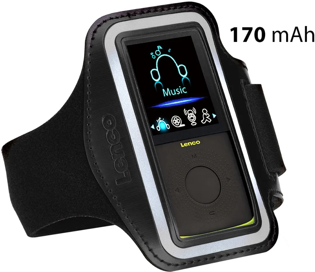 Lenco PODO-153LM MP3-Speler met Stappenteller - 4GB - Groen