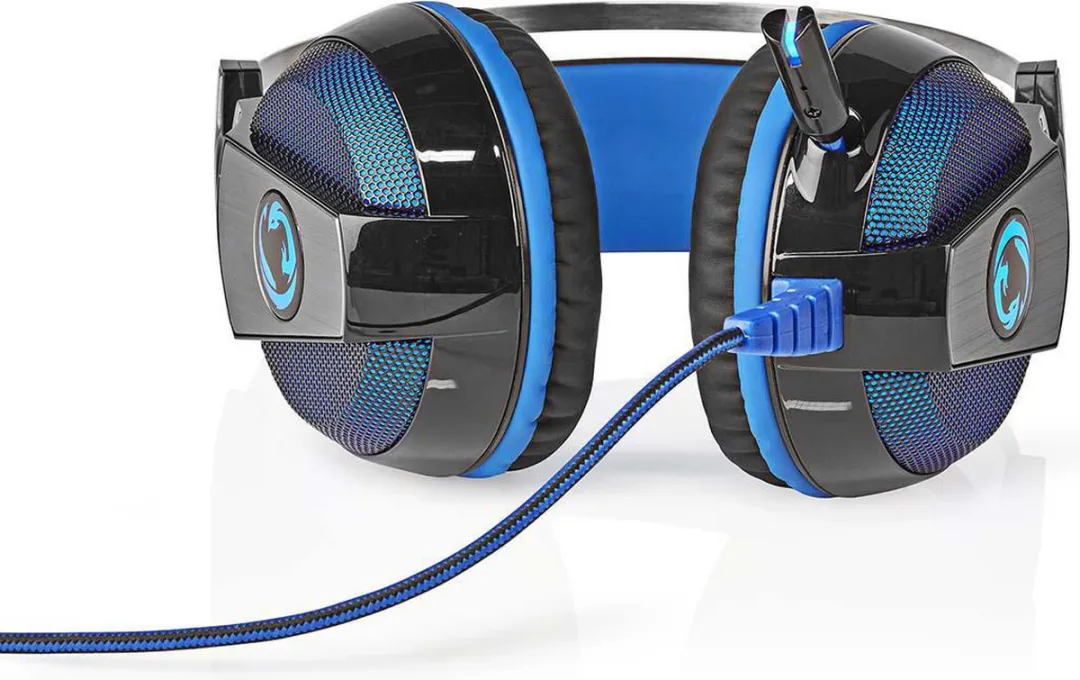 Nedis GHST500BK Gaming Headset - Over-Ear - USB - Zwart