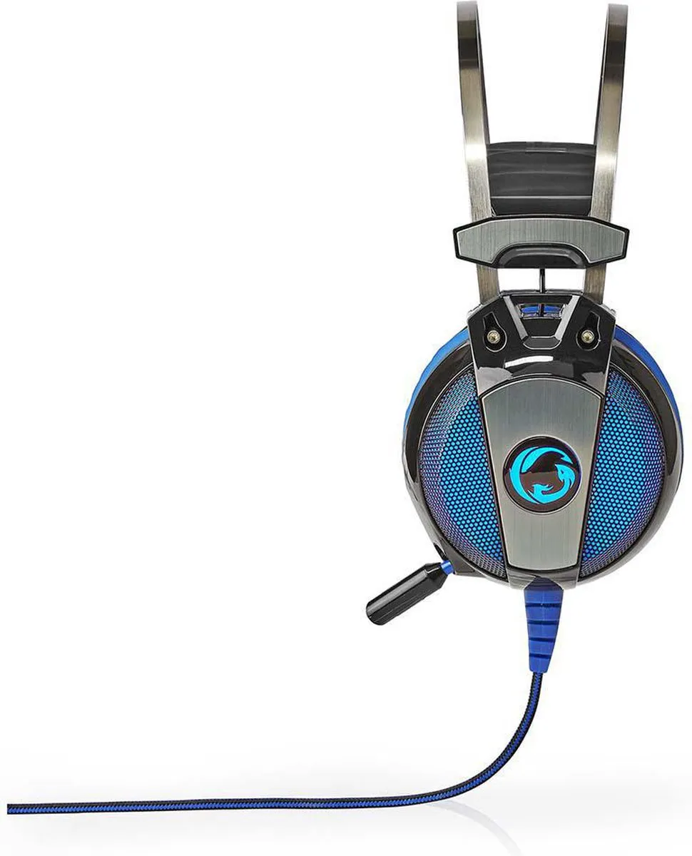Nedis GHST500BK Gaming Headset - Over-Ear - USB - Zwart - afbeelding 6 van 6