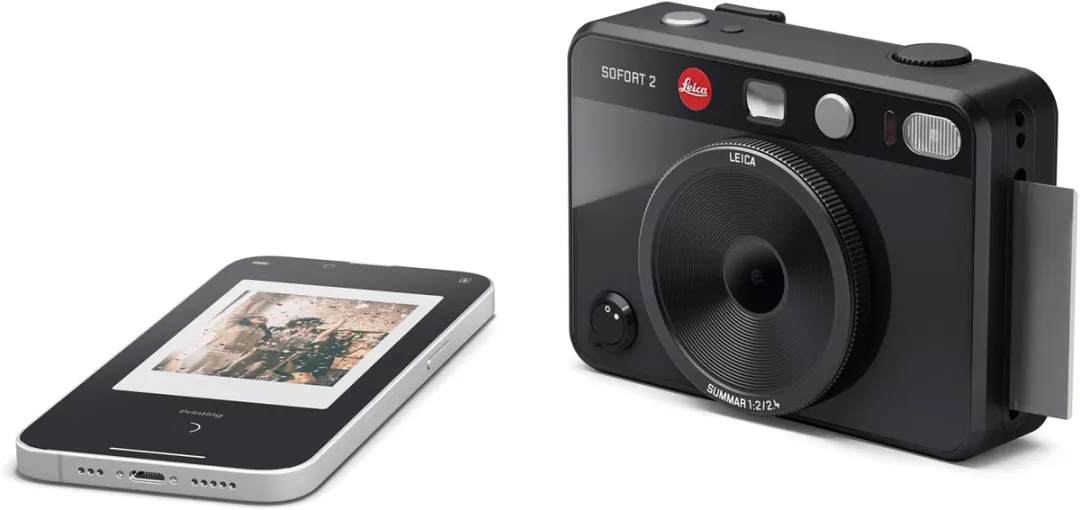 Leica Sofort 2 Instantcamera - Zwart