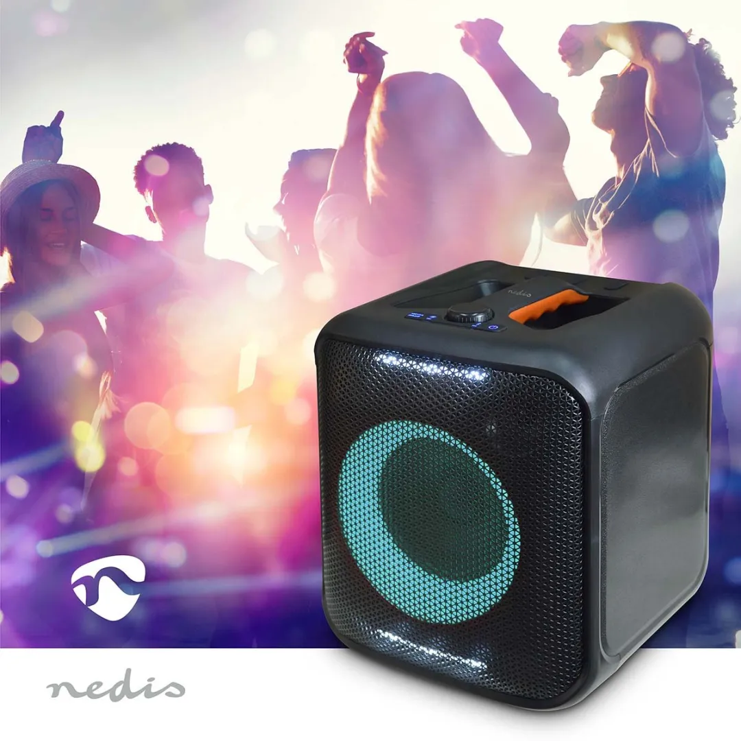 Nedis SPPT2450 Partybox Bluetooth Speaker 150W - Zwart