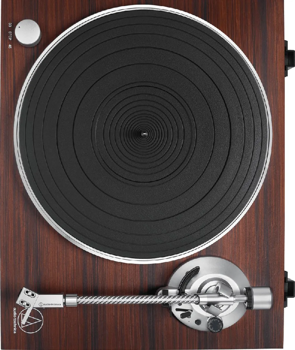Audio-Technica AT-LPW50BTRW Bluetooth Draaitafel - Palissanderhout - afbeelding 6 van 6