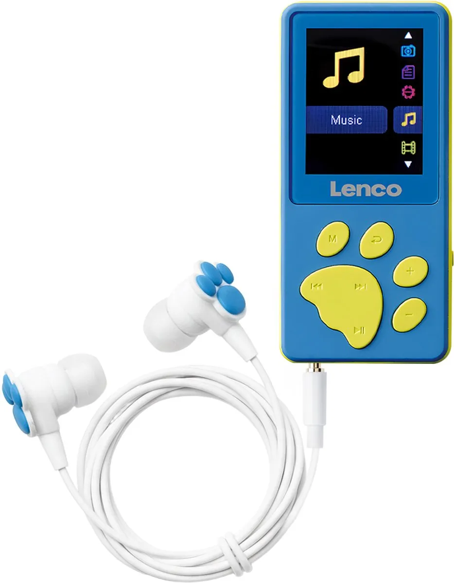 Lenco Xemio-560 MP3-speler 8GB - Blauw