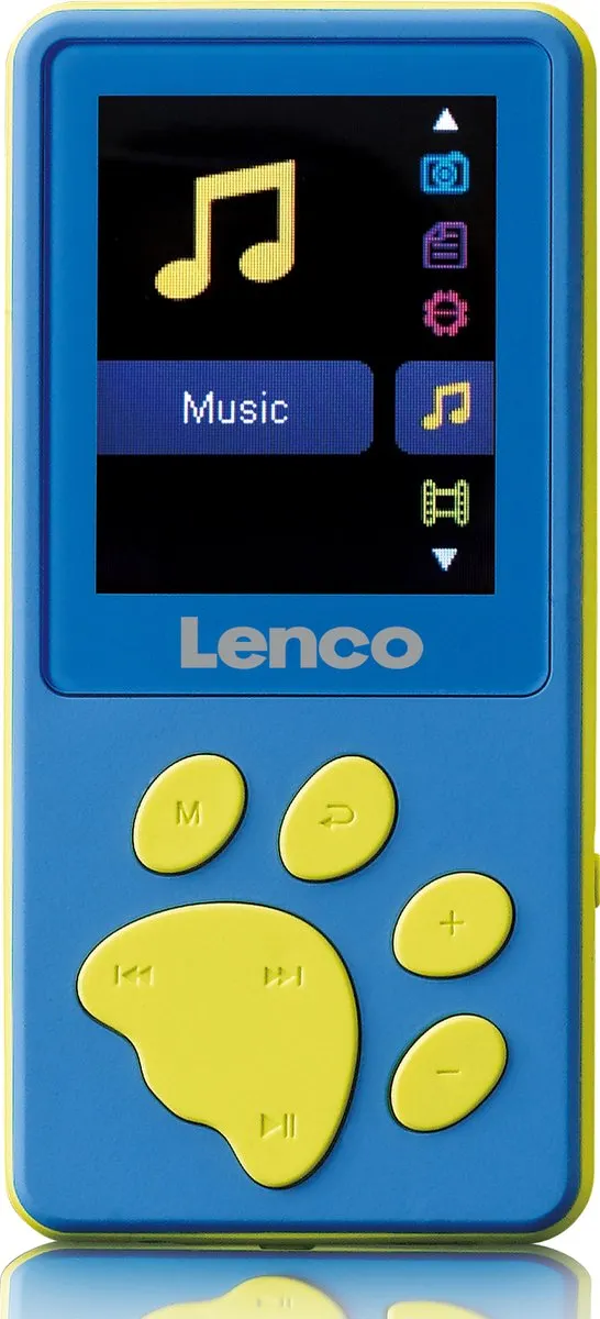 Lenco Xemio-560 MP3-speler 8GB - Blauw