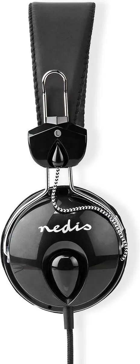 Nedis HPWD1104BK On-Ear Koptelefoon 1.1m - Zwart