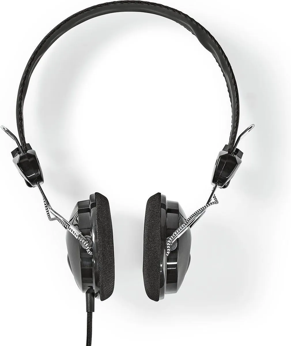 Nedis HPWD1104BK On-Ear Koptelefoon 1.1m - Zwart - afbeelding 6 van 6