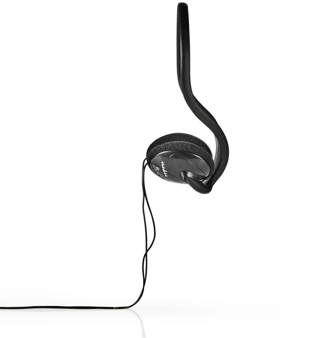 Nedis HPWD1104BK On-Ear Koptelefoon 1.1m - Zwart