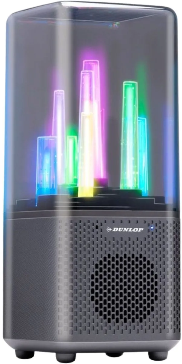 Dunlop Bluetooth Speaker met Licht 8W - 1200mAh - Zwart - afbeelding 6 van 6