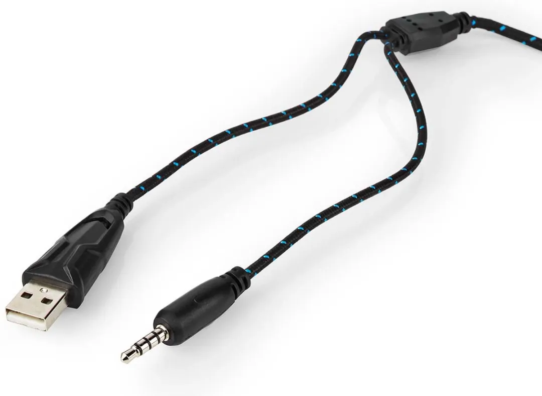 Nedis GHST250BK Gaming Headset - Over-Ear - USB/3.5mm - Zwart