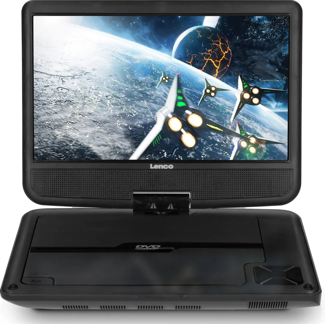 Lenco DVP-901BK Portable DVD-speler 9" - USB - Zwart - afbeelding 3 van 6