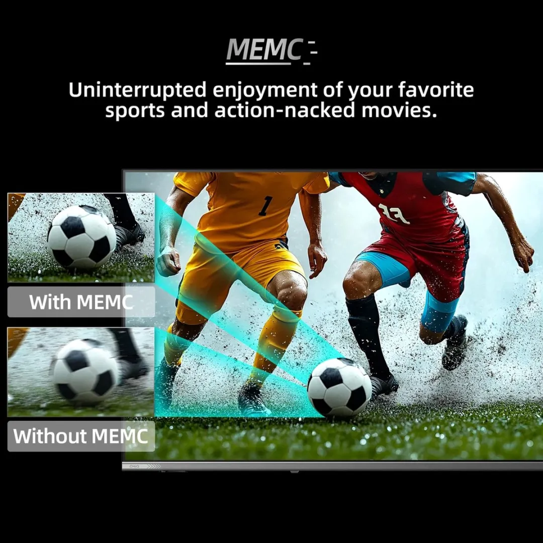 CHiQ U43QM10E 43 inch QLED Smart TV - 4K - Zwart