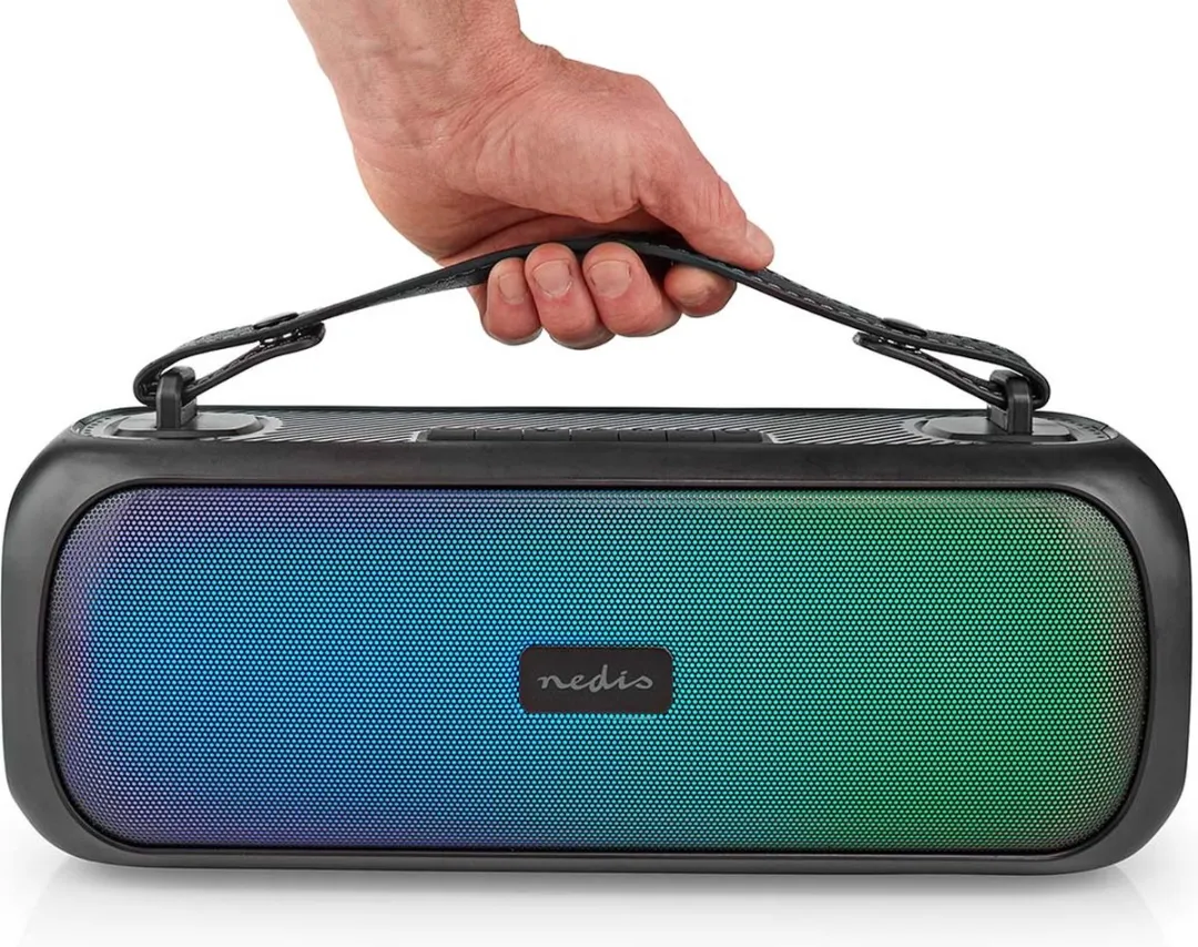 Nedis SPBB316 Bluetooth Party-Boombox 45W - Zwart - afbeelding 6 van 6