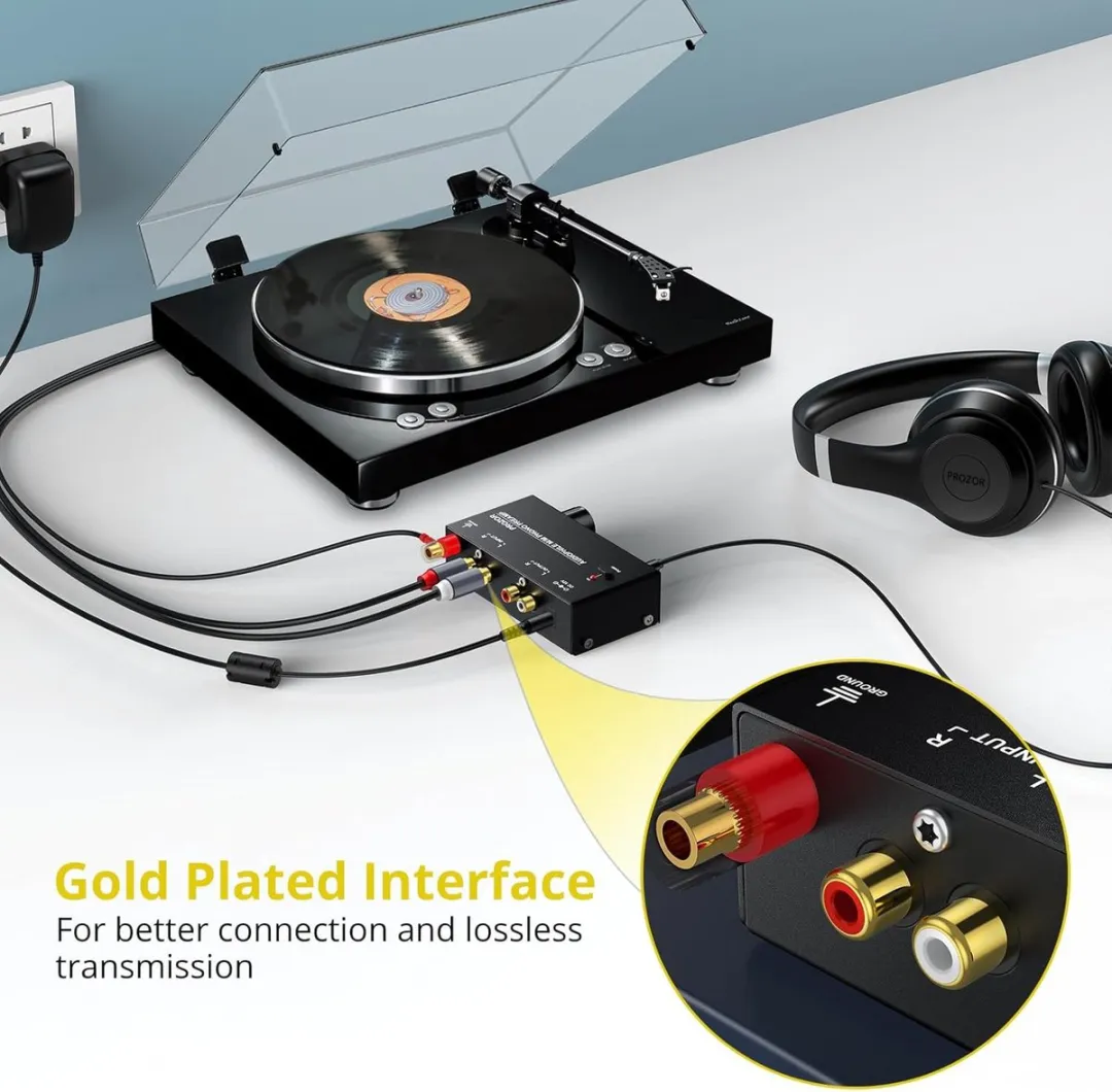 NÖRDIC M/M Phono SGM-267 Voorversterker - Zwart - afbeelding 6 van 6