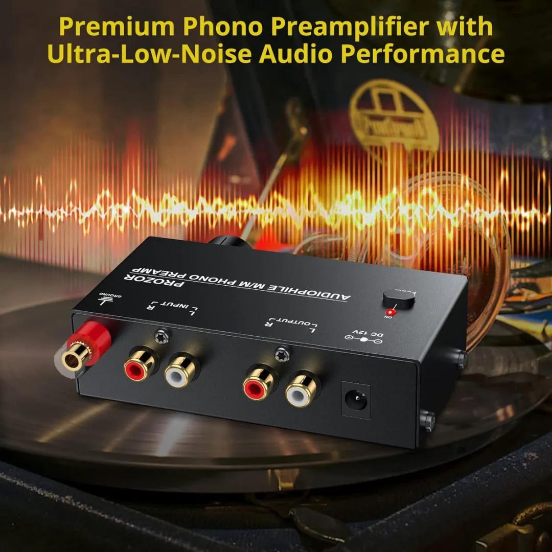 NÖRDIC M/M Phono SGM-267 Voorversterker - Zwart