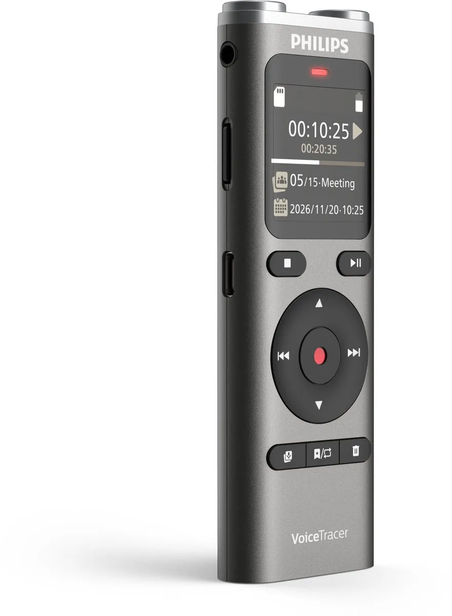 Philips DVT2075 Audio Recorder - 8GB - Antraciet