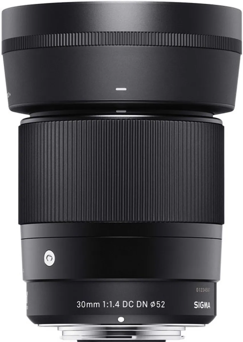 Sigma 30mm F1.4 DC DN Contemporary L-mount Objectief - 52mm