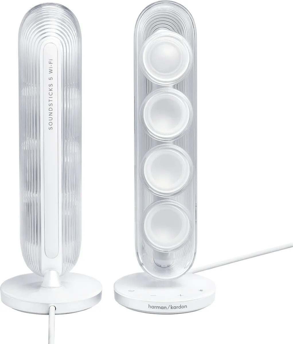Harman Kardon SoundSticks 5 WiFi - WiFi Speaker - Wit
